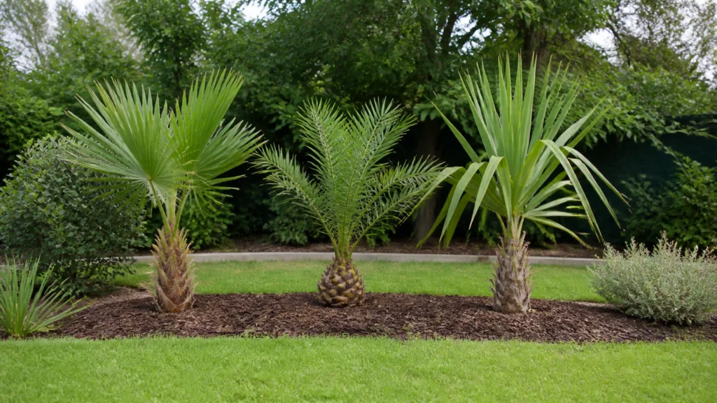 Illustration éditoriale pour l’article « Quelle sorte de palmier extérieur choisir pour son jardin »